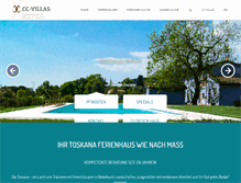 Tablet Screenshot of cc-villas.com